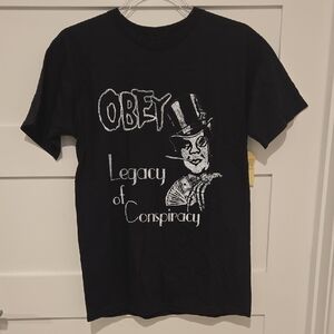 Obey Black and White Legacy Tee